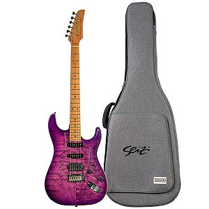 Guitarra Seizi Katana Musashi Plus Isabella Hss Purple Burst