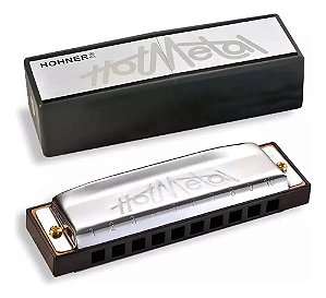 Gaita Harmonica Hohner Hot Metal Diatonica em C