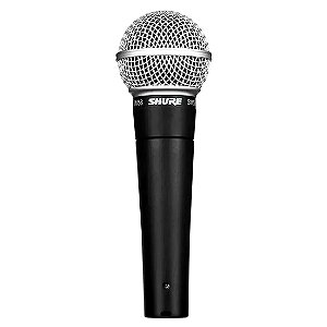 Microfone Shure de mão Dinâmico unidirecional com fio SM58-LC 10153