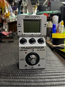 Pedal Pedaleira Zoom Multistomp Ms-50g Guitarra – Usado
