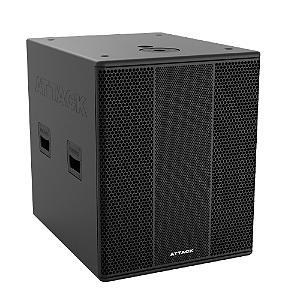 Subwoofer Amplificado Passivo Attack Red Digital VSS118 1x18
