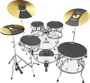 Kit Abafadores de bateria Evans Soundoff Fusion SOSETFSN Drum Mute Pads
