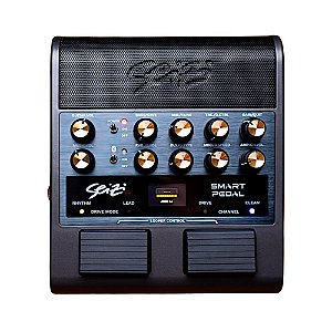 Pedaleira Seizi Smart guitarra bluetooth loop bateria com caixa de som