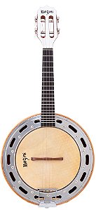 Banjo Rozini RJ11 Color Eletrificado Passivo Branco