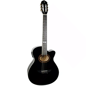 Violão Nylon Tagima Vegas Preto Elétrico BK