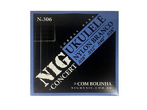 Encordoamento Ukulele Concert cordas Nylon N306 - Nig