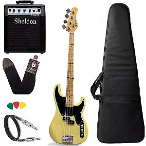 Kit Baixo Tagima TW66 Butterscotch Woodstock Cubo Sheldon