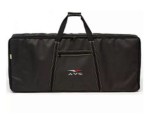 Capa Bag Teclado 5/8 executive Avs tipo couro alça mochila