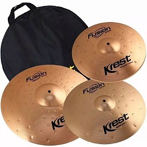 Kit set Pratos  Krest Fusion 14 16 20 B8 C/ Bag - Fset2