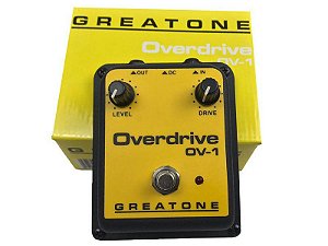 Pedal Overdrive Onerr Greatone Ov1 guitarra violão baixo