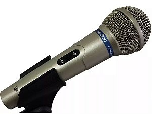 Microfone Leson Mc200 Dinâmico Cor Champanhe