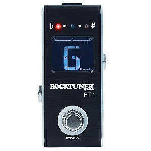 Afinador Pedal Rocktuner Rt Pt1 Pequeno Preto Guitarra Baixo