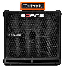 Cabeçote Borne Nano Pro 150 W Laranja Caixa 408 4 Falantes 8