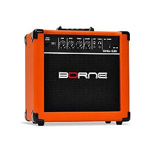 Amplificador Cubo Strike G70 Borne Cor Laranja Orange