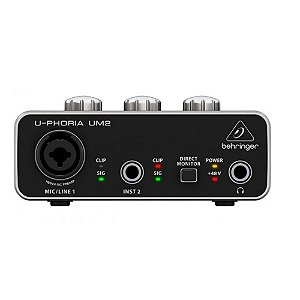 Interface Audio Behringer U-phoria Um2 Usb Phantom Power