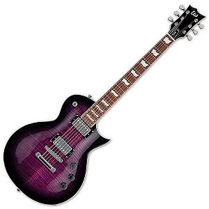 Guitarra Les Paul Esp Ltd Lec256 See Thru Purple Roxo