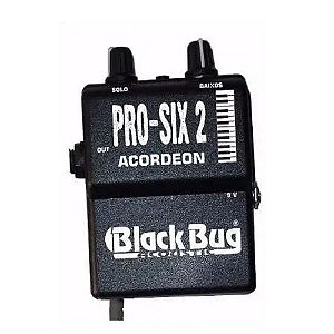 Microfone Captador Acordeon Prosix2 Mic Sennheiser Black Bug PSS 2