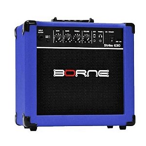 Amplificador Borne Strike G30 15w Azul 110v/220v