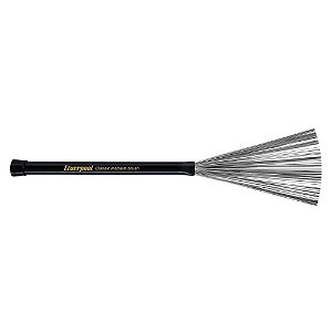 Baqueta Vassourinha Liverpool Classic Medium Brush Aço Va181