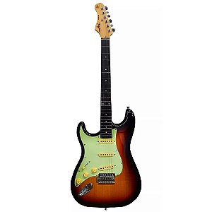 Guitarra Canhoto Tagima Tg500 Lh Sunburst stratocaster