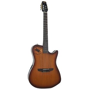 Violão Flat Marquês Vn12 Castanho Eletrico Nylon Equalizador