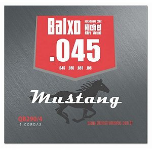 Encordoamento Mustang Phx Baixo 045 4 Cordas Qb290-4