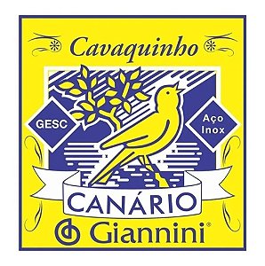 Encordoamento Giannini Canário Cavaquinho Tensão Média GESC