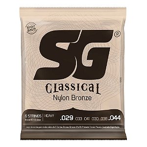 Encordoamento SG Violão Nylon Bronze Tensão Pesada Heavy 5405