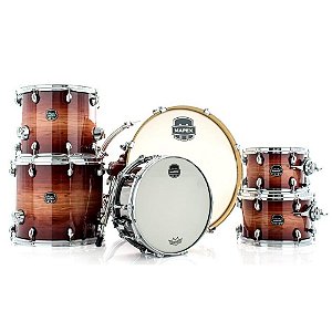 Bateria Mapex Armory Studioease Fast Tomahawk Black Plated Redwood Burst