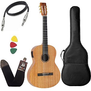 Kit Violão Strinberg Forest FS3C Classico Mahogany Capa