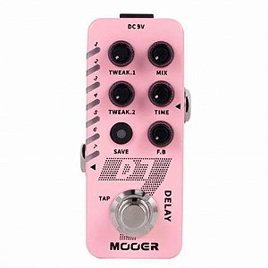 Pedal Mooer D7 Delay e loop micro series 6 tipos de delay