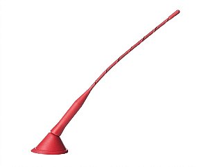 Antena Decorativa Vermelha