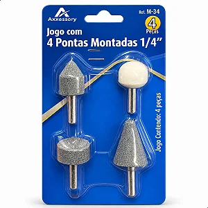 KIT COM 4 PEÇAS DE PONTAS MONTADAS