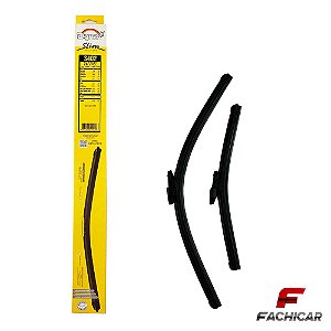 PAR PALHETA LIMPADOR PARA-BRISA IDEIA/ PALIO/ AIR CROSS/ ARGO/ MOBI/ FLUENCE 24/15 POLEGADAS
