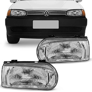 FAROL GOL 95/99 MASCARA CROMADO FORTLUZ