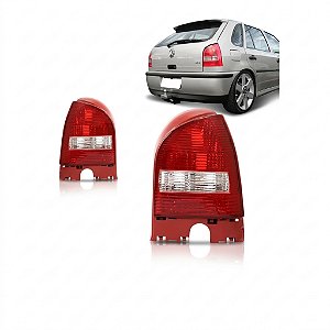 LANTERNA TRASEIRA DO GOL G3 1999 CRISTAL ABA VERMELHO