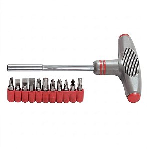 KIT DE CHAVES BITS/ PONTEIRAS DE 11 PEÇAS