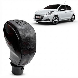 BOLA DE CAMBIO DO PEUGEOT 208 PRETO COM CINZA