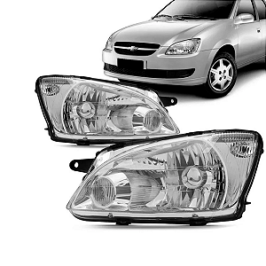 FAROL CORSA CLASSIC 2011 A 2017 MASCARA CROMADA