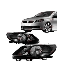 FAROL DO GOL G5 2009 EM DIANTE SIMPLES MASCARA NEGRA