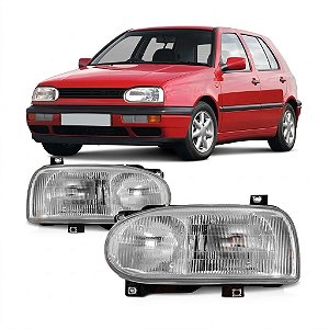 FAROL DO GOLF 1995 A 1998 GTI COM AUXILIAR