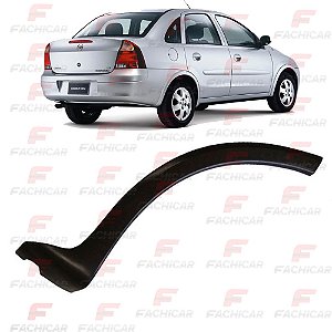 MOLDURA PARALAMA CORSA SEDAN 2002 EM DIANTE TRASEIRO
