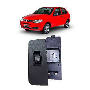 BOTÃO VIDRO PALIO PUNTO IDEA LINEA 2004 EM DIANTE SIMPLES COM MOLDURA