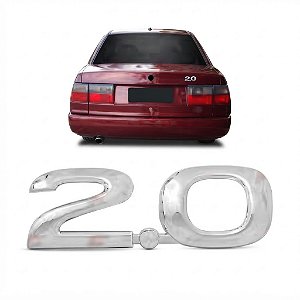 EMBLEMA 2 VW CROMADO 1998 EM DIANTE