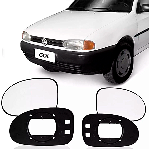 LENTE ESPELHO RETROVISOR GOL BOLA 1995 A 1999 COM BASE BLAWER