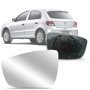 LENTE ESPELHO RETROVISOR GOL G5 2009 A 2012 COM BASE MENOR BLAWER