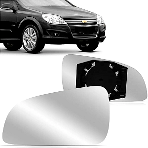 LENTE ESPELHO RETROVISOR VECTRA 2006 A 2011 COM BASE BLAWER