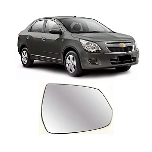 LENTE ESPELHO RETROVISOR COBALT 2012 A 2020 COM BASE ORIGINAL