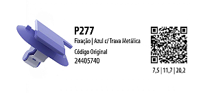 GRAMPO DAS COLUNAS INT GM/RENAULT AZUL