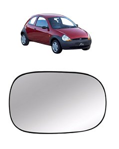 LENTE ESPELHO RETROVISOR FORD KA 1997 A 2007 MODELO FICOSA COM BASE